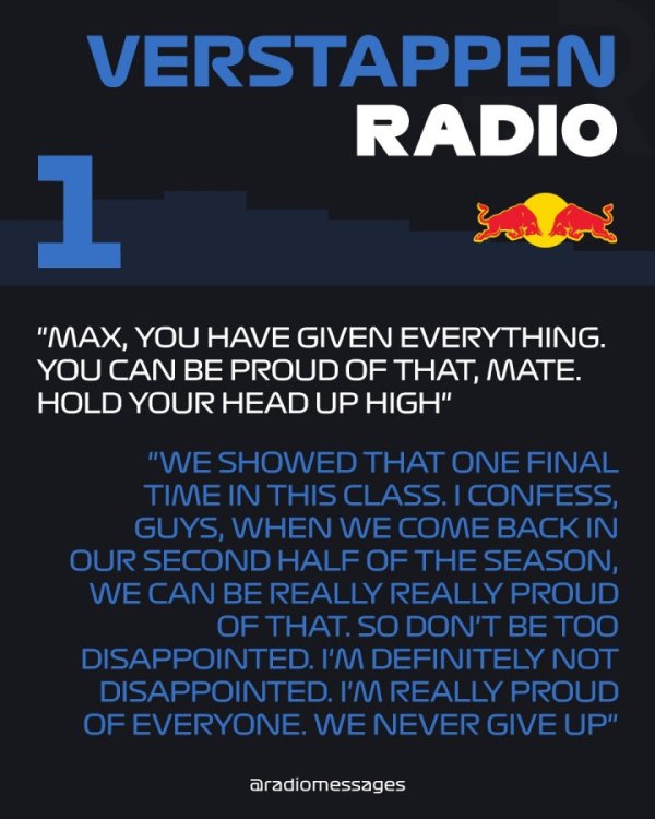 维斯塔潘TR: 咱们不错为下半赛季的反扑感到自爱, 咱们永不清除