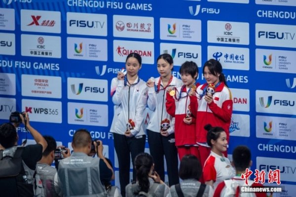 （成都大运会）概括音信：跳水“梦之队”包揽2金 中国代表团再夺4冠赓续领跑