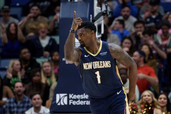 送快船西部垫底！鹈鹕大捷步碾儿者获4连胜 锡安替补29+7